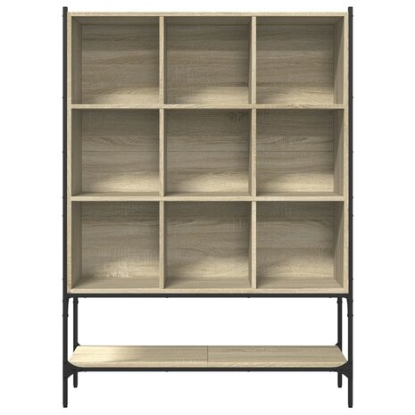 Boekenkast 102x30x141,5 cm bewerkt hout sonoma eikenkleurig 8721012402836 5