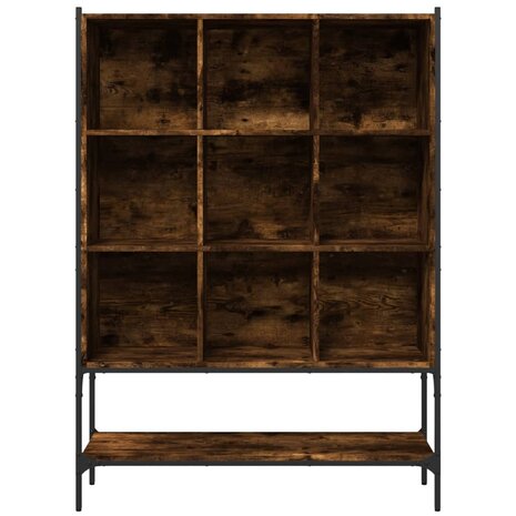 Boekenkast 102x30x141,5 cm bewerkt hout gerookt eikenkleurig 8721012402843 5