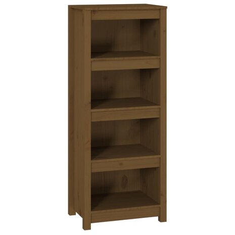 Boekenkast 50x35x125,5 cm massief grenenhout honingbruin 8720845556631 2