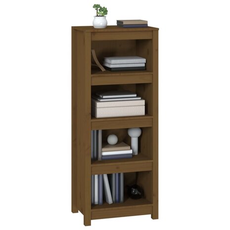 Boekenkast 50x35x125,5 cm massief grenenhout honingbruin 8720845556631 4