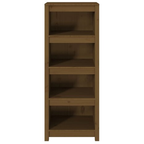 Boekenkast 50x35x125,5 cm massief grenenhout honingbruin 8720845556631 5