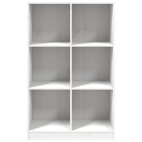 Boekenkast 70x33x110 massief grenenhout wit 8721012122628 4