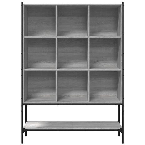 Boekenkast 102x30x141,5 cm bewerkt hout grijs sonoma eikenkleur 8721012402850 5