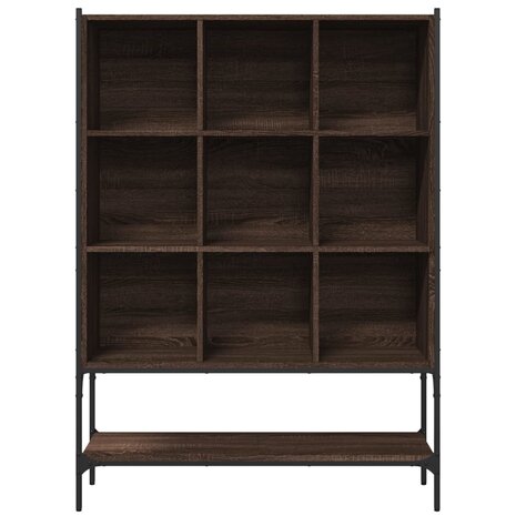 Boekenkast 102x30x141,5 cm bewerkt hout bruineikenkleurig 8721012402867 5