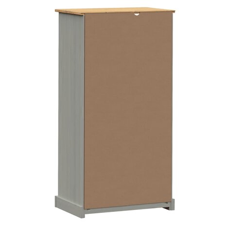 Boekenkast VIGO 60x35x114,5 cm massief grenenhout grijs 8720845846008 7