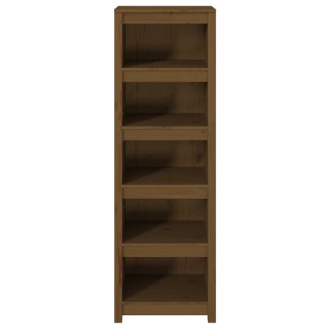 Boekenkast 50x35x154 cm massief grenenhout honingbruin 8720845556686 5