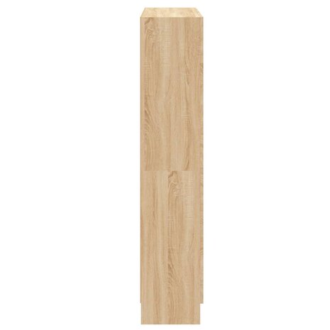 Boekenkast 82,5x30,5x150 cm bewerkt hout sonoma eikenkleurig 8720286134085 7