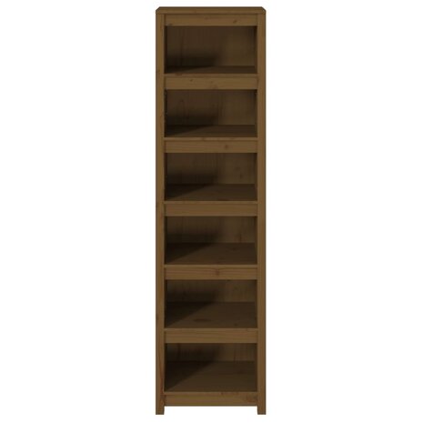 Boekenkast 50x35x183 cm massief grenenhout honingbruin 8720845556730 5