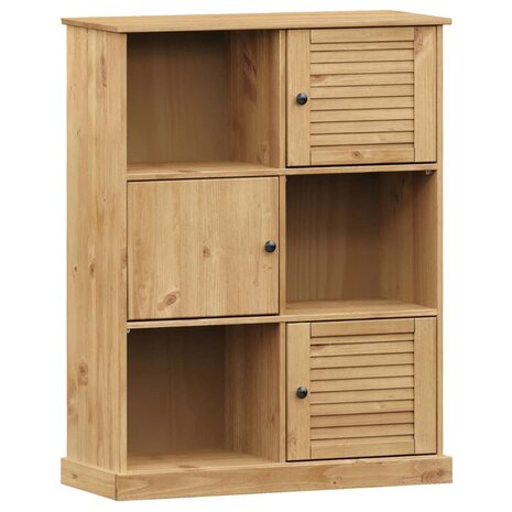 Boekenkast VIGO 90x35x114,5 cm massief grenenhout 8720845845957 2