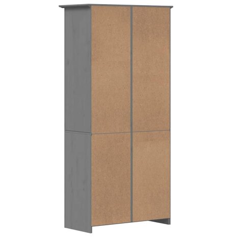 Boekenkast BODO 80x40x172 cm massief grenenhout grijs 8720845913977 6