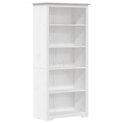 Boekenkast 5-laags BODO 80x38x180 cm massief grenenhout wit 8720845914196 2