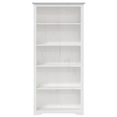 Boekenkast 5-laags BODO 80x38x180 cm massief grenenhout wit 8720845914196 3