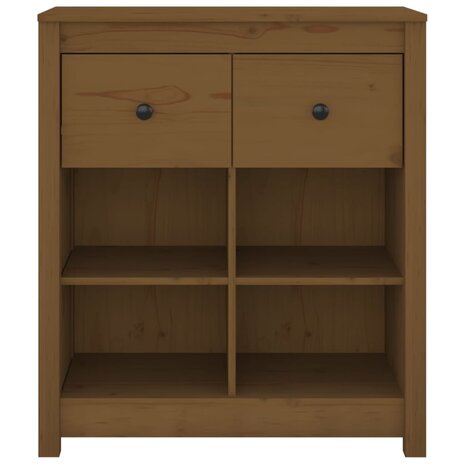 Dressoir 70x35x80 cm massief grenenhout honingbruin 8720286922583 3