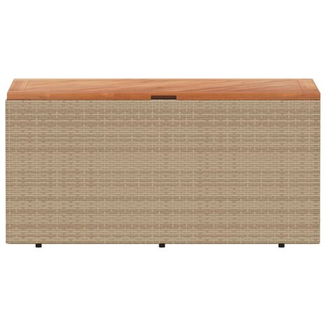 Tuinbox 110x50x54 cm poly rattan en acaciahout beige 8721012265028 4