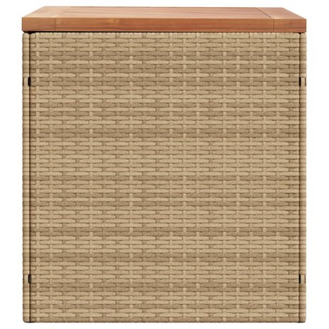 Tuinbox 110x50x54 cm poly rattan en acaciahout beige 8721012265028 5