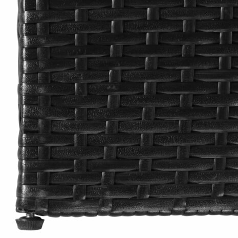 Tuinbox 150x100x100 cm poly rattan zwart 8718475614838 4