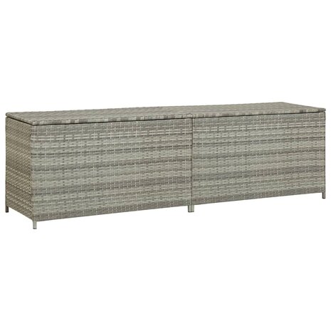 Tuinbox 200x50x60 cm poly rattan grijs 8719883732213 1