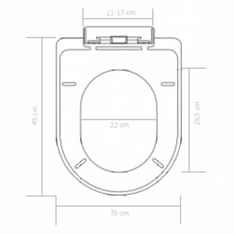 Toiletbril soft-close met quick-release ontwerp zwart 8719883596235 9