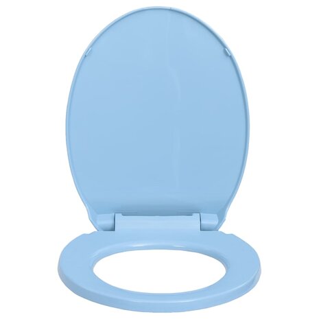 Toiletbril soft-close ovaal blauw 8719883818764 4