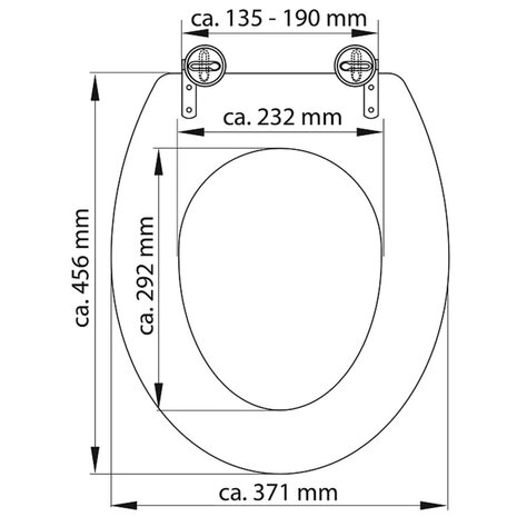 SCHÜTTE Toiletbril WHITE duroplast 4008431820002 6