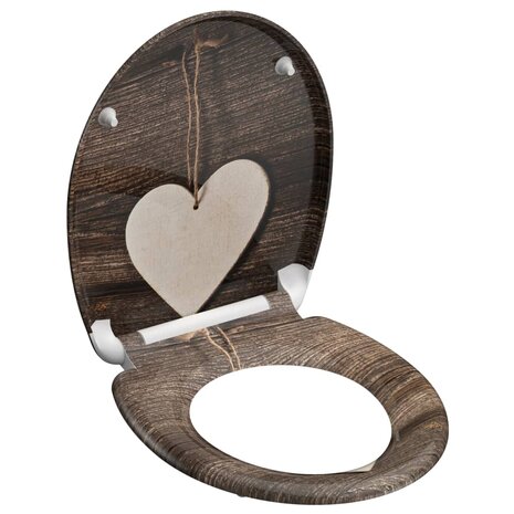 SCHÜTTE Toiletbril met soft-close WOOD HEART duroplast met print 4008431823775 2