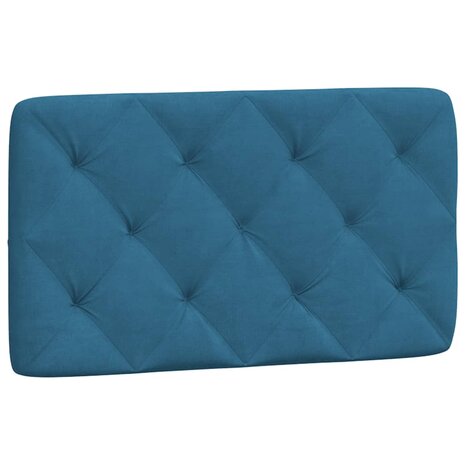 Bed met matras fluweel blauw 80x200 cm 8721012351097 5