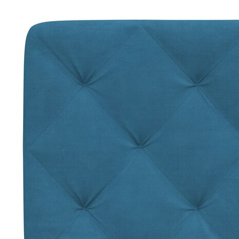 Bed met matras fluweel blauw 80x200 cm 8721012351097 6