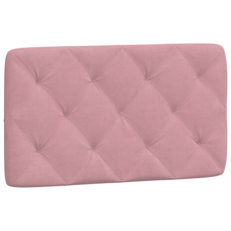 Bed met matras fluweel roze 80x200 cm 8721012351103 5