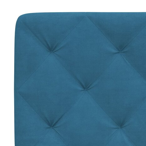 Bed met matras fluweel blauw 90x190 cm 8721012351158 6