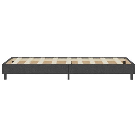 Boxspring stof donkergrijs 80x200 cm 8720286015179 4