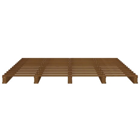 Palletbed massief grenenhout honingbruin 120x200 cm 8720287139751 5