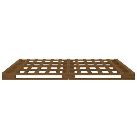 Palletbed massief grenenhout honingbruin 120x200 cm 8720287139751 6