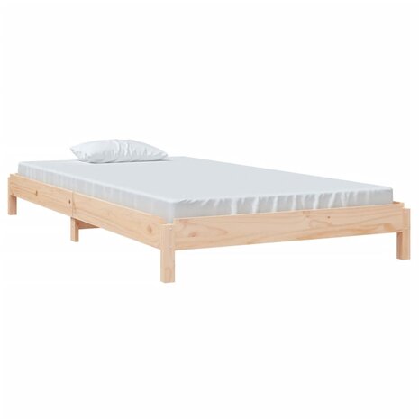 Bed stapelbaar 80x200 cm massief grenenhout 8720287073758 3