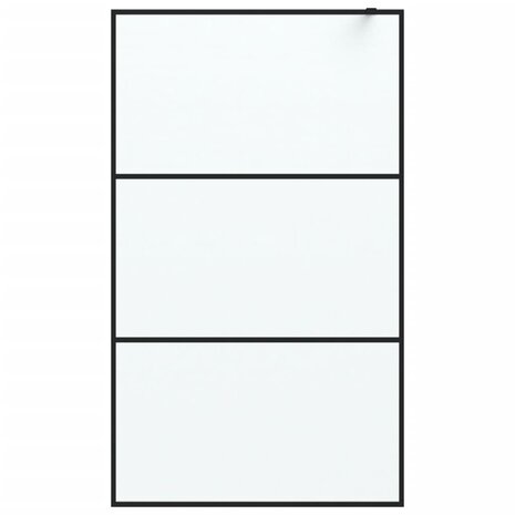 Inloopdouchewand 115x195 cm mat ESG-glas zwart 8720287052104 3