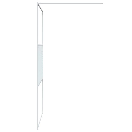 Inloopdouchewand 115x195 cm transparant ESG-glas wit 8720287052500 4