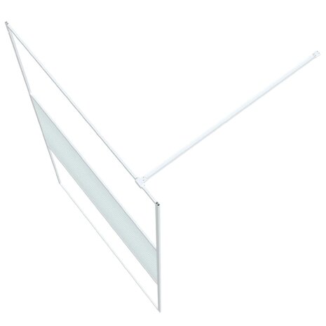 Inloopdouchewand 115x195 cm transparant ESG-glas wit 8720287052500 5