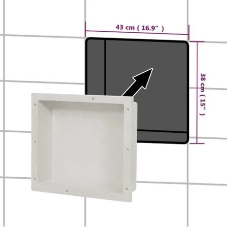 Douchenis 41x36x10 cm matwit 8720286802779 4