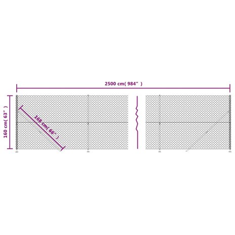 Gaashek met flens 1,6x25 m groen 8720845771621 6