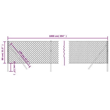 Gaashek 0,8x10 m antracietkleurig 8720845771669 5