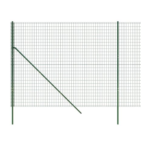 Draadgaashek 1,4x10 m gegalvaniseerd staal groen 8720845777920 4