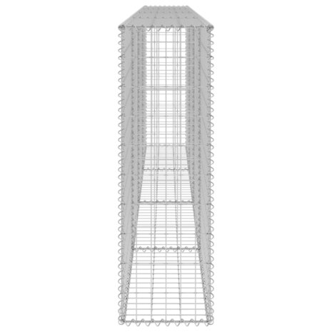 Schanskorfmuur met deksels 300x30x100 cm gegalvaniseerd staal 8720286110195 4