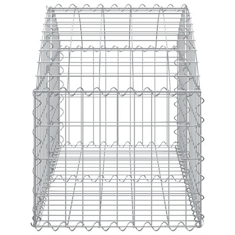 Schanskorf gewelfd 100x50x40/60 cm gegalvaniseerd ijzer 8720845650957 4