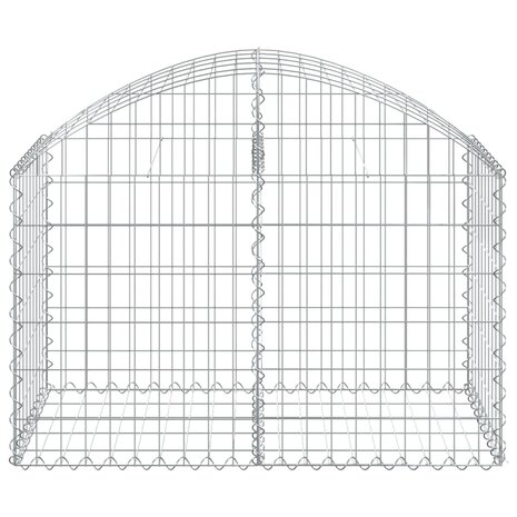 Schanskorf gewelfd 100x50x60/80 cm gegalvaniseerd ijzer 8720845650964 3