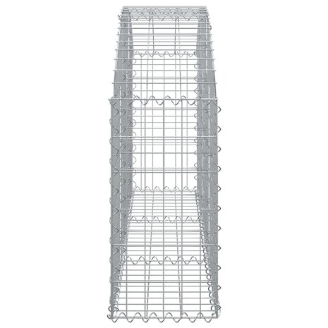 Schanskorf gewelfd 150x30x60/80 cm gegalvaniseerd ijzer 8720845651060 4