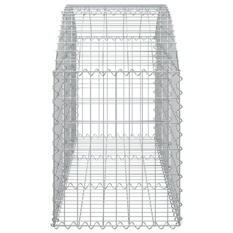 Schanskorf gewelfd 150x50x60/80 cm gegalvaniseerd ijzer 8720845651169 4