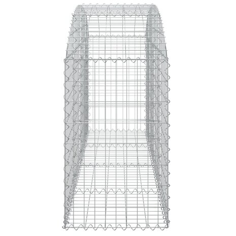 Schanskorf gewelfd 200x50x80/100 cm gegalvaniseerd ijzer 8720845651374 4