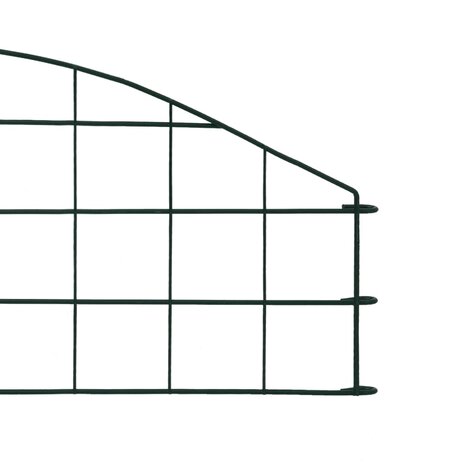 Schuttingset gebogen 77,3x26 cm groen 8719883785769 4