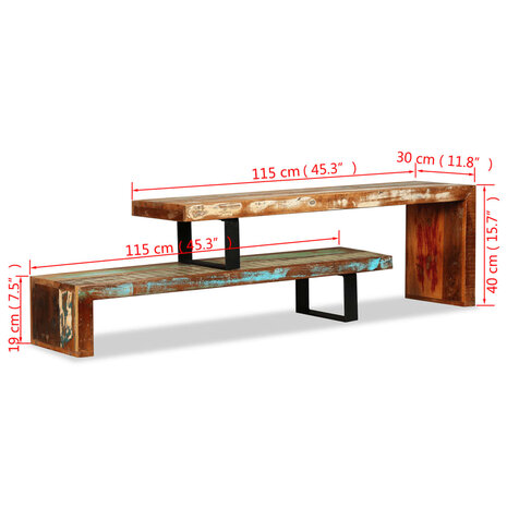 Tv-meubel massief gerecycled hout 8718475557227 10