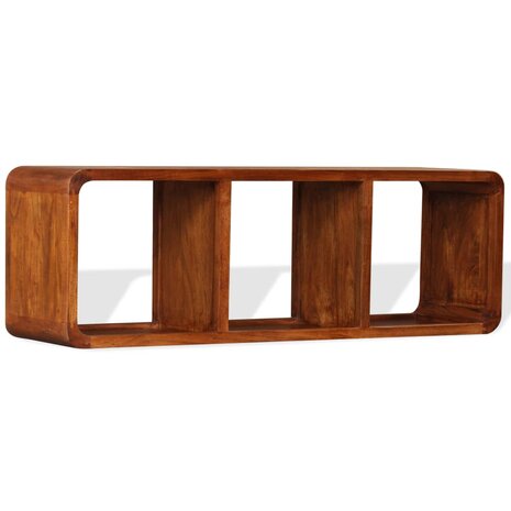 Tv-meubel 120x30x40 cm massief hout met honingafwerking 8718475567950 3