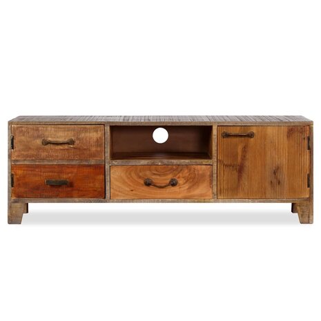 Tv-meubel vintage 118x30x40 cm massief hout 8718475570899 2